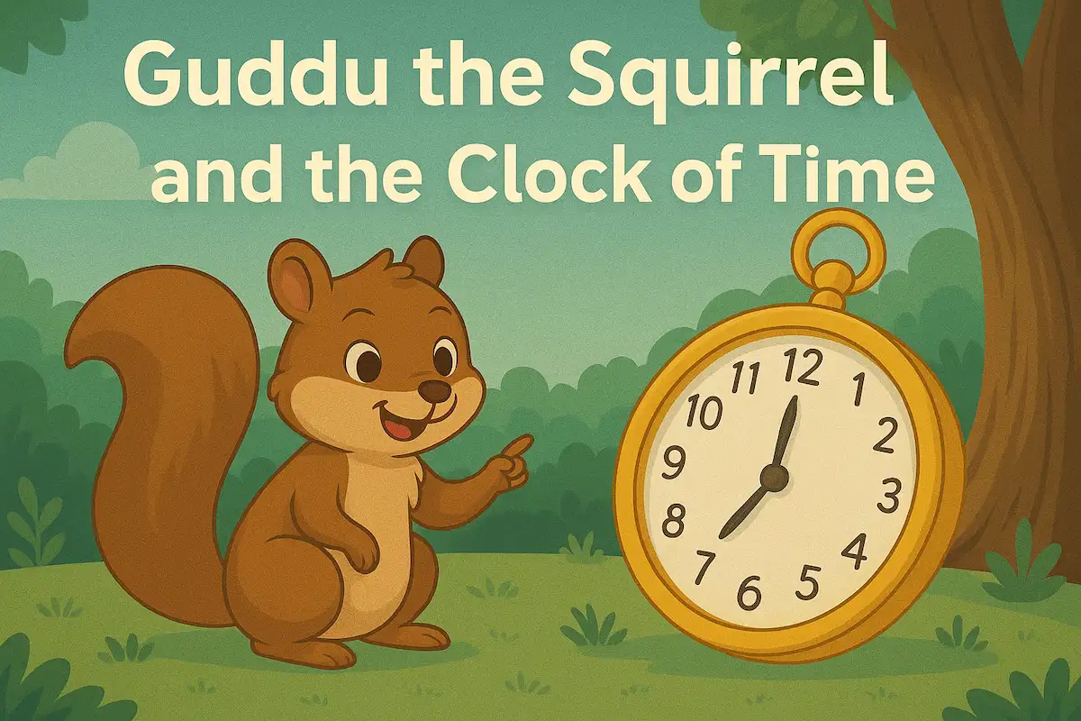 Guddu the Squirrel and the Clock of Time