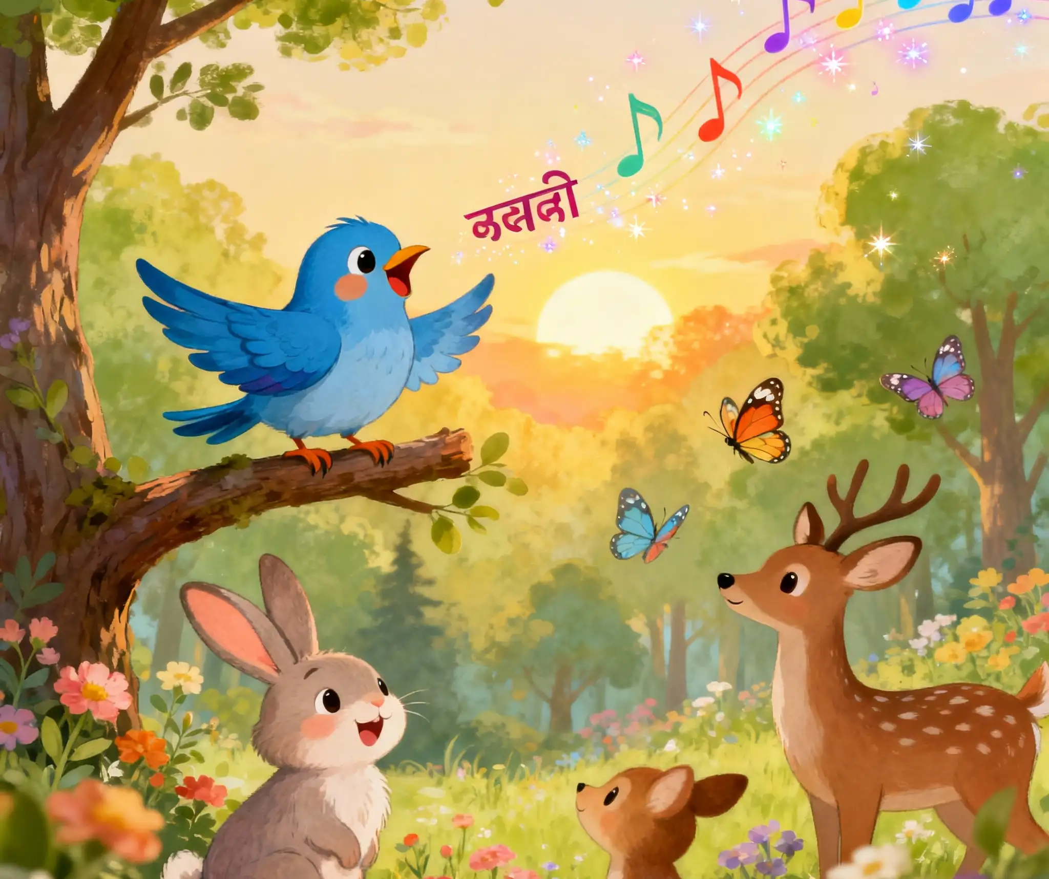कुहू चिड़िया और खुशियों का गीत